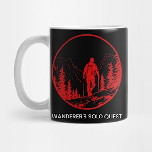 Wanderer's Solo Quest, Solo Traveling, Solo Adventure Mug